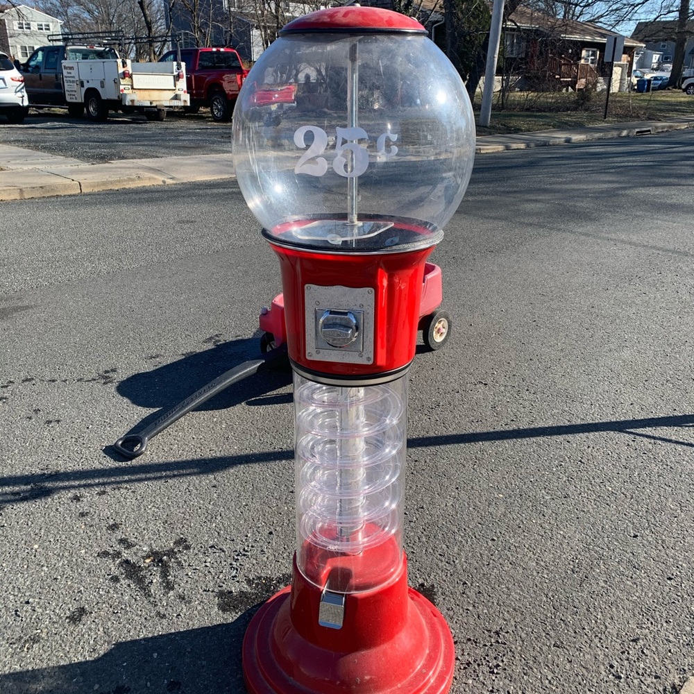 Tall 5ft gum ball Machine